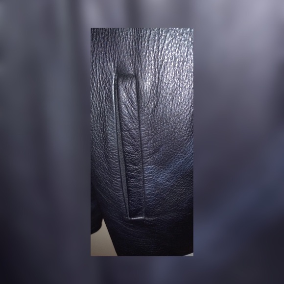 Black Genuine Leather Jacket by Danier! Size XXL - Picture 9 of 9